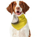 Yellow Coconut Pattern Print Dog Bandana
