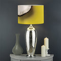 Yellow Coconut Pattern Print Drum Lamp Shade