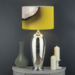 Yellow Coconut Pattern Print Drum Lamp Shade