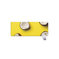 Yellow Coconut Pattern Print Extended Mouse Pad