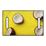 Yellow Coconut Pattern Print Golf Cart Seat Cover