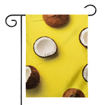 Yellow Coconut Pattern Print House Flag