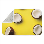 Yellow Coconut Pattern Print Indoor Door Mat