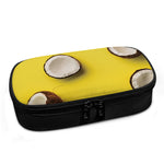 Yellow Coconut Pattern Print Insulin Cooler Travel Case