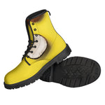 Yellow Coconut Pattern Print Backpack