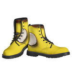 Yellow Coconut Pattern Print Backpack