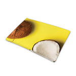 Yellow Coconut Pattern Print Pet Cooling Mat Cover