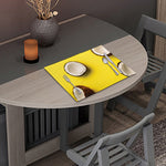 Yellow Coconut Pattern Print Placemat