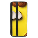 Yellow Coconut Pattern Print Refrigerator Handle Covers