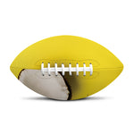 Yellow Coconut Pattern Print Rugby Ball
