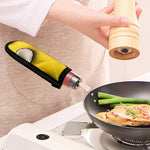 Yellow Coconut Pattern Print Skillet Handle Cover