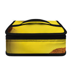 Yellow Coconut Pattern Print Small Lunch Bag