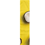 Yellow Coconut Pattern Print Table Runner