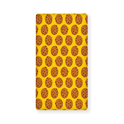 Yellow Cookie Pattern Print Baby Crib Sheet