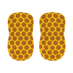 Yellow Cookie Pattern Print Bar Stool Covers