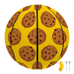 Yellow Cookie Pattern Print Basketball