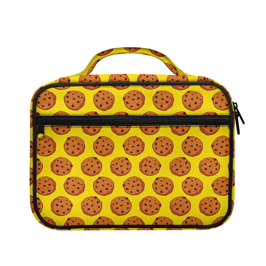 Yellow Cookie Pattern Print Briefcase Bible Bag