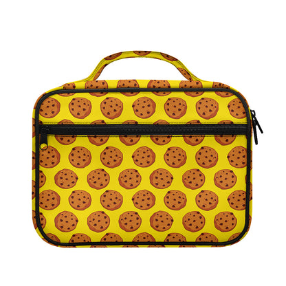 Yellow Cookie Pattern Print Briefcase Bible Bag