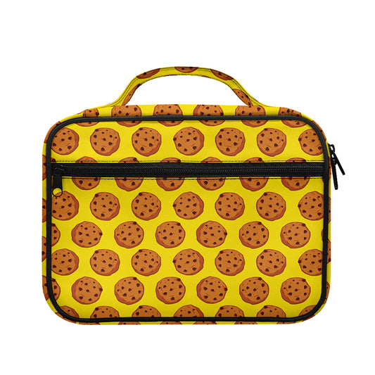 Yellow Cookie Pattern Print Briefcase Bible Bag