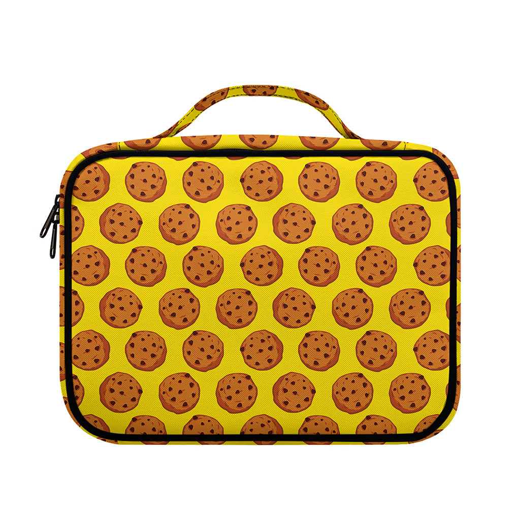 Yellow Cookie Pattern Print Briefcase Bible Bag
