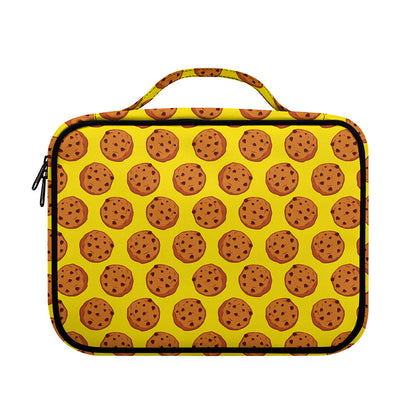 Yellow Cookie Pattern Print Briefcase Bible Bag