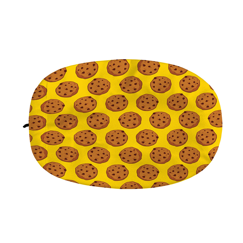 Yellow Cookie Pattern Print Car Side Mirror Covers