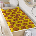 Yellow Cookie Pattern Print Changing Pad Cover