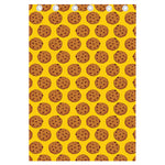 Yellow Cookie Pattern Print Curtain