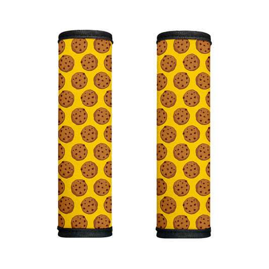 Yellow Cookie Pattern Print Handle Covers