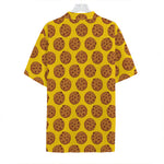 Yellow Cookie Pattern Print Hawaiian Shirt