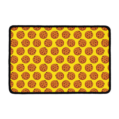 Yellow Cookie Pattern Print Kitchen Mat