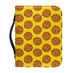 Yellow Cookie Pattern Print Leather Bible Cover