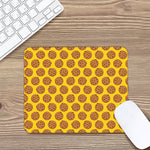 Yellow Cookie Pattern Print Mouse Pad