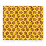 Yellow Cookie Pattern Print Mouse Pad