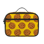 Yellow Cookie Pattern Print Portable Lunch Bag
