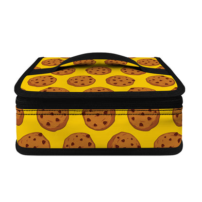 Yellow Cookie Pattern Print Small Lunch Bag
