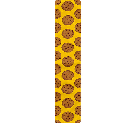 Yellow Cookie Pattern Print Table Runner