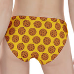 Yellow Cookie Pattern Print Women's Panties
