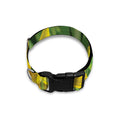 Yellow Daffodil Flower Print Dog Collar