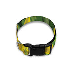 Yellow Daffodil Flower Print Dog Collar