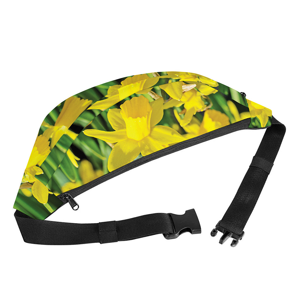 Yellow Daffodil Flower Print Fanny Pack