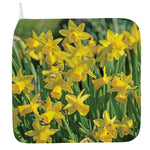 Yellow Daffodil Flower Print Hand Towel