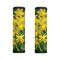 Yellow Daffodil Flower Print Handle Covers