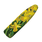 Yellow Daffodil Flower Print Ironing Board Cover