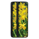 Yellow Daffodil Flower Print Refrigerator Handle Covers