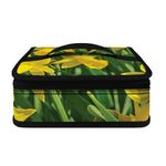 Yellow Daffodil Flower Print Small Lunch Bag