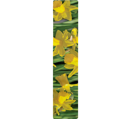 Yellow Daffodil Flower Print Table Runner