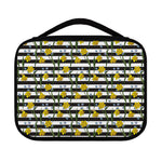 Yellow Daffodil Striped Pattern Print Classic Bible Case