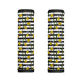 Yellow Daffodil Striped Pattern Print Handle Covers