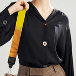 Yellow Daisy Flower Print Bag Strap